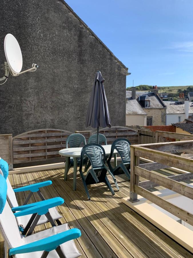 Authentique Maison De Pecheur A Port-En-Bessin Exterior foto